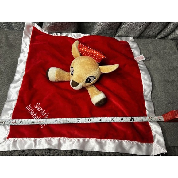 Rudolph the Red Nosed Reindeer First Christmas Plush Security Blanket Lovey 14” - Picture 4 of 8